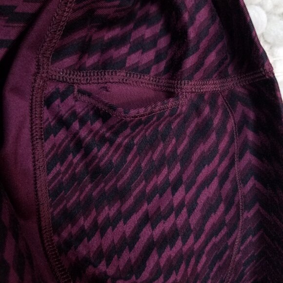 Lululemon Wunder Under Crop (Hi-Rise) *Full-On Luon Shifted Horizon Sz 6 - Picture 7 of 7